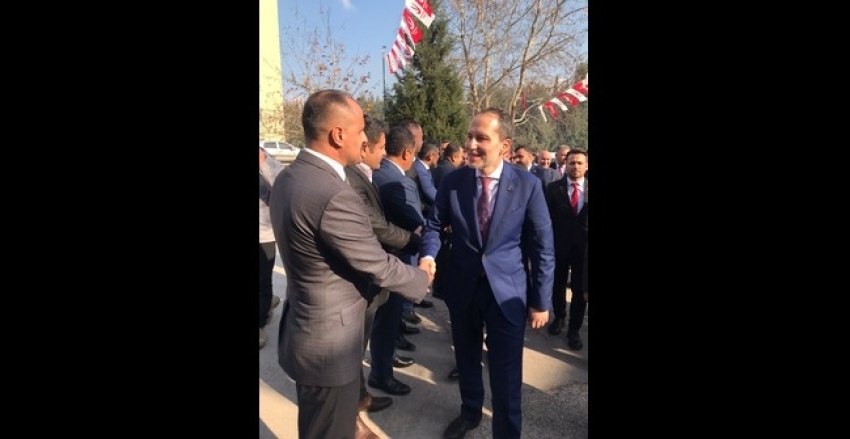 ATAUZDER Derneği Başkanı Mustafa Gündeşli'nin Yeniden Refah Partisi Genel Başkanı Dr.Fatih Erbakan ile görüşmesi 