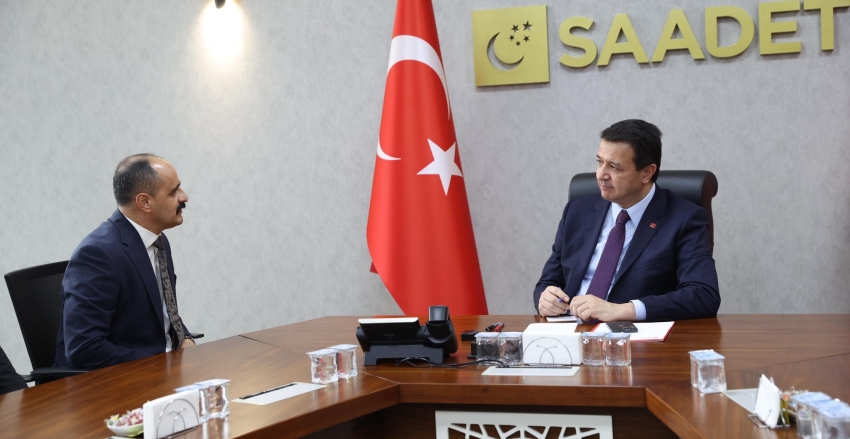 Saadet Partisi Genel Başkanı Sayın Mahmut Arıkan'ı Ziyaret