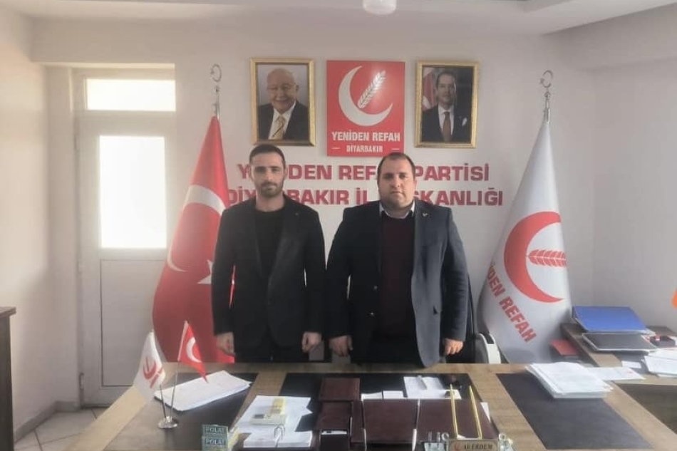 Diyarbakır İl Başkanlığı olarak Yeniden Refah Partisi Diyarbakır İl Başkanını Ziyaret Ettik.