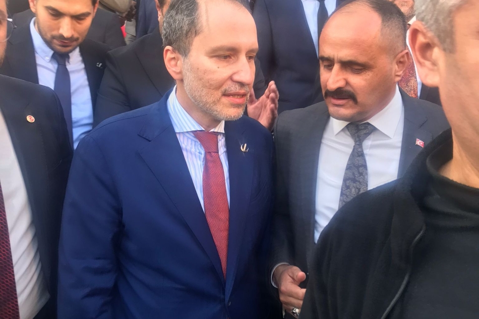ATAUZDER Derneği Başkanı Mustafa Gündeşli'nin Yeniden Refah Partisi Genel Başkanı Dr.Fatih Erbakan ile görüşmesi 