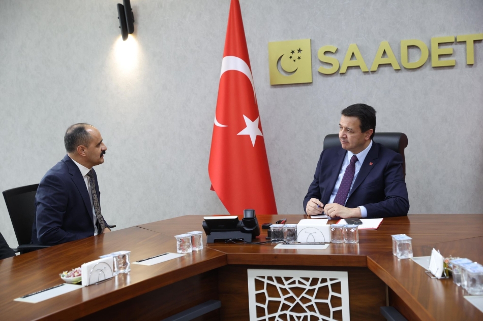 Saadet Partisi Genel Başkanı Sayın Mahmut Arıkan'ı Ziyaret